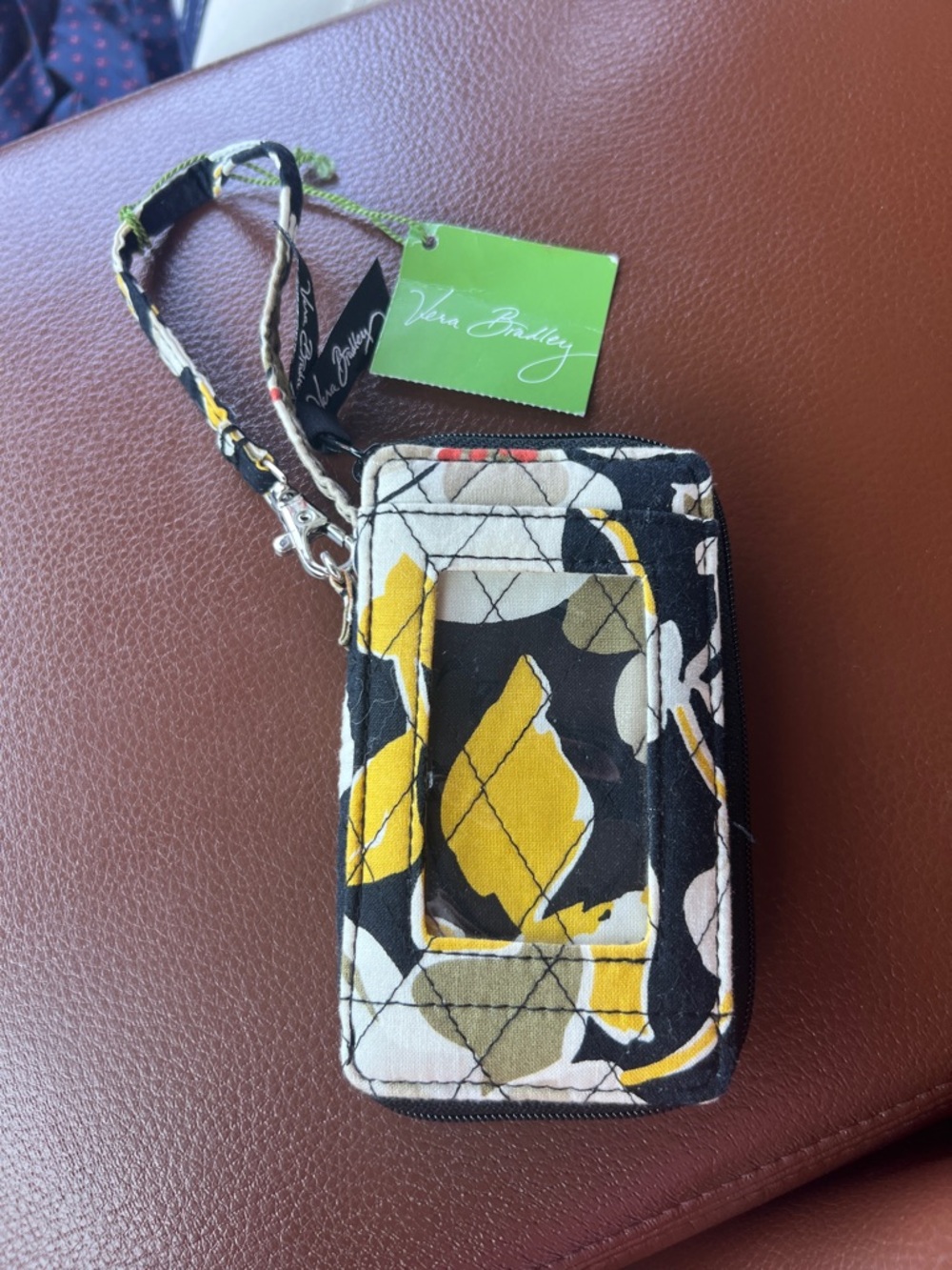 NWT Vera Bradley All In One Wristlet in Retired Dogwood Pattern